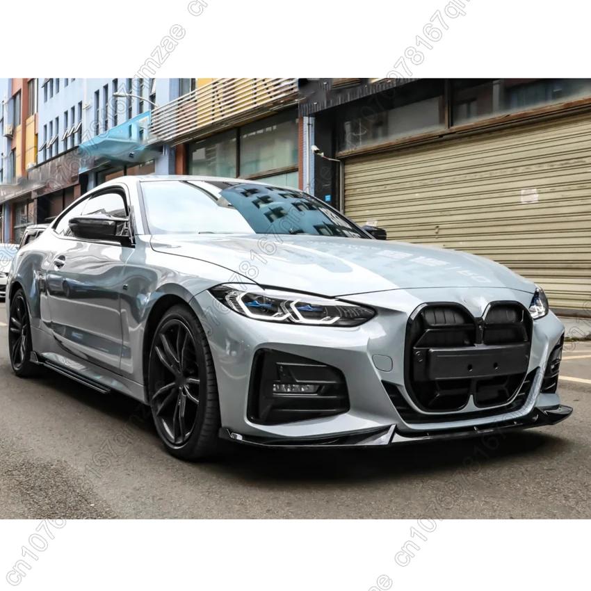 For BMW 4 Series G22 G23 420i 430i 430d M440i M 2021-2024 Front Bumper Splitter Lip Diffuser Spoiler Bumper Deflector Cover
