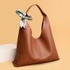 Freizeittasche Damen Großvolumige High-End Schultertasche Damen Pendler Weiches Leder Tragetasche