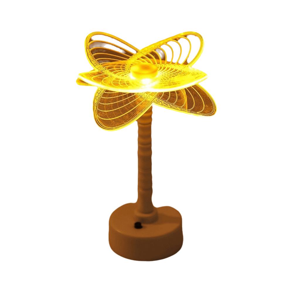 Minimalist Design Retro Gold Table Lamp Soft Ambient Lighting LED Night Lights Home Decor
