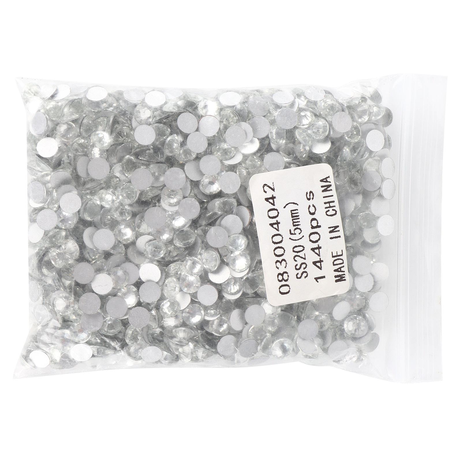 1440 шт. Стразы Сияющие Термоклеящиеся Плоские Широкое Применение Стразы для Ногтей для Поделок