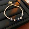 South Korea Dongdaemun Square Zircon Adjustable Bracelet Women's Simple Light Luxury Bracelet Personality Temperament High-end Jewelry