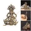 Metal Buddhas Figurines Buddhas Statues Ornament for Home Office Decors Nuwa Sculpture Housewarmings Gift Buddhas Decors 55KF
