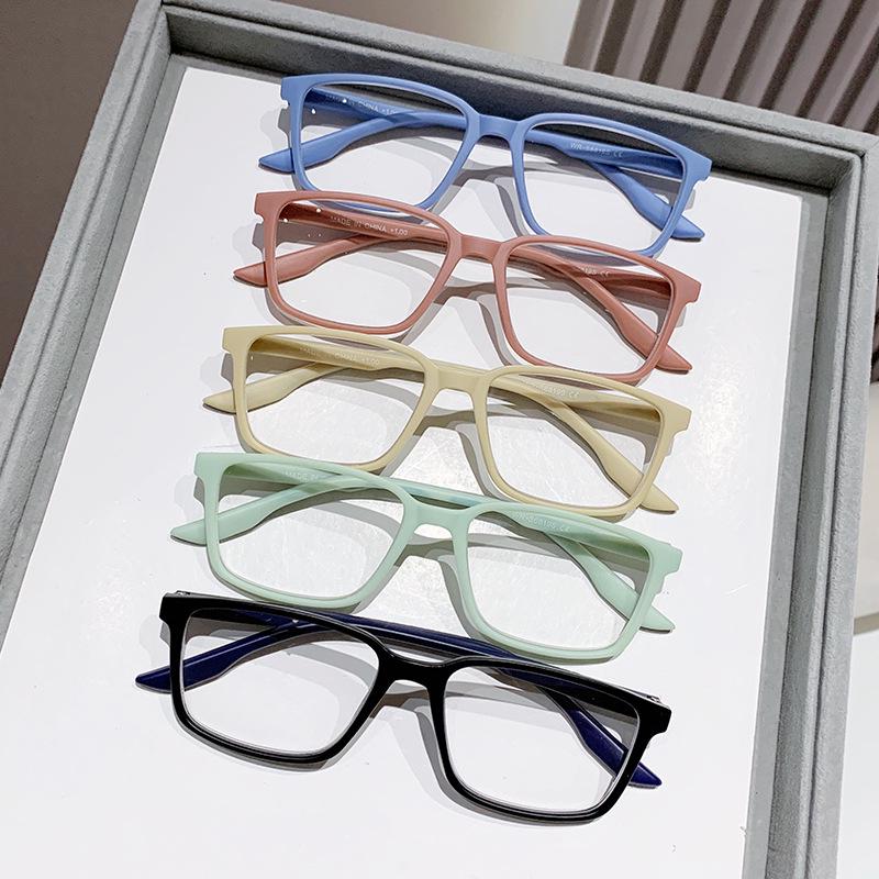 Ultralight Anti-Blue Light Colorful Reading Glasses with Spring Hinges for Women - Fashionable European & American Style