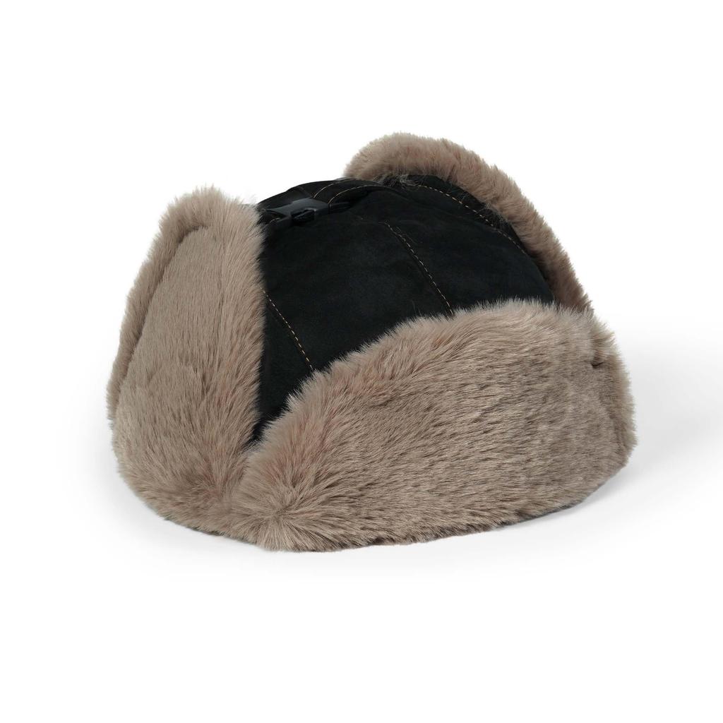 Sombrero de Invierno de Piloto CROOGO con Orejeras Badlands Frío Bomber Nieve Pesada Gorro Negro, Solapas, Cálido, Gorro, Esquí, Vuelo, Clima, Resistente al Viento, Sombrero, Exterior,