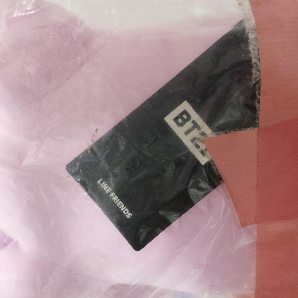 [USED] bt21 cooky large pink plush toy