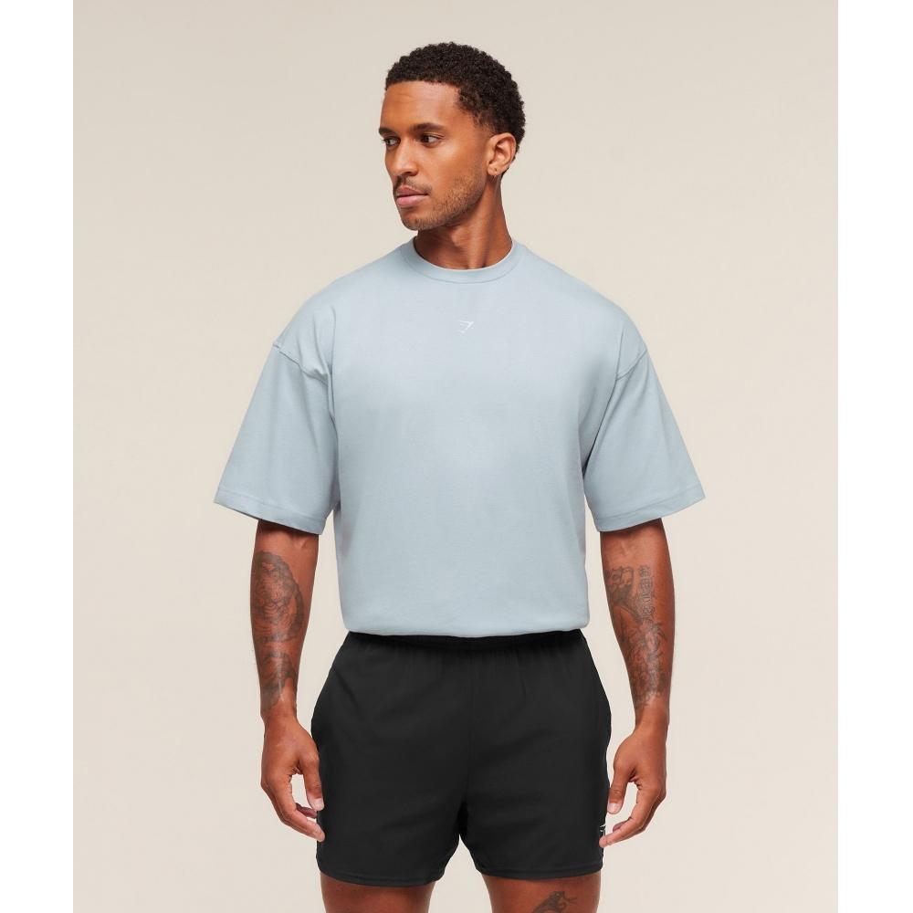 Gymshark Gscc T shirT Smoke Blue a3c4T Udr3