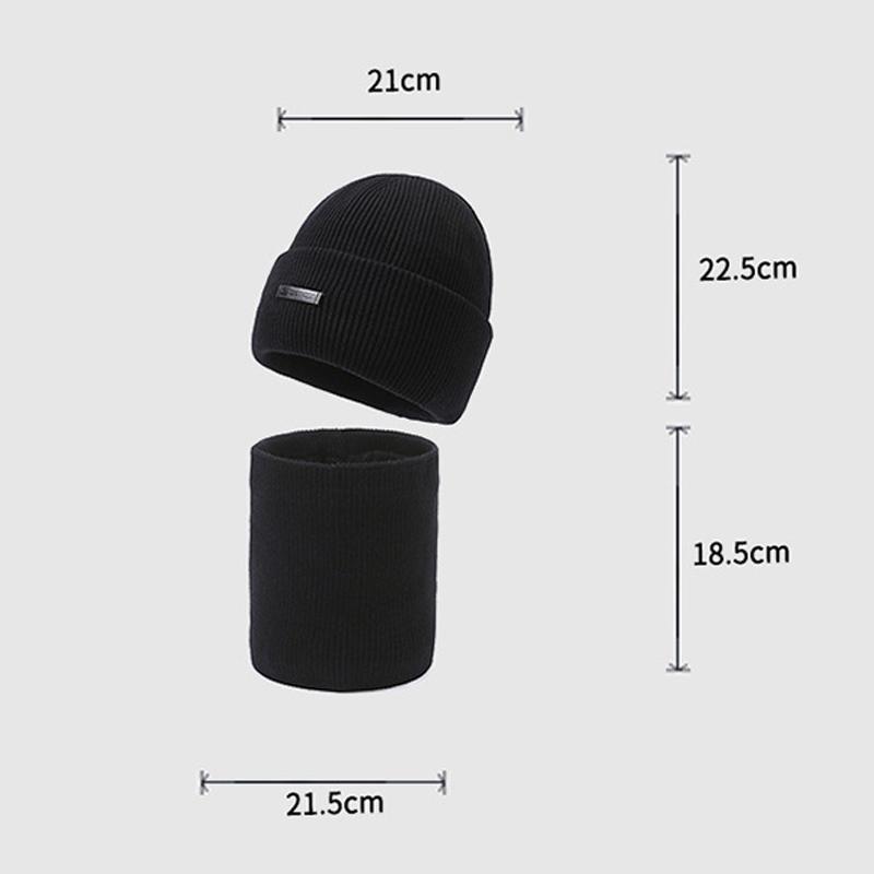 Комплект из трех предметов: шерстяная шапка с воротником и рукавами — фото 5