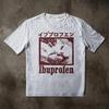 Ibuprofen Cat Meme T-Shirt Men Unisex 100% Cotton Short Sleeve T-Shirt Retro Casual Fashion T Shirt