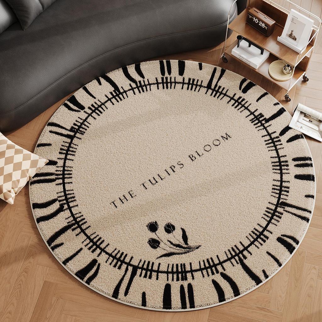 American Style Imitation Cashmere Rug: Dirt-Resistant, Non-Slip, Easy-Care Carpet for Living Room & Bedroom