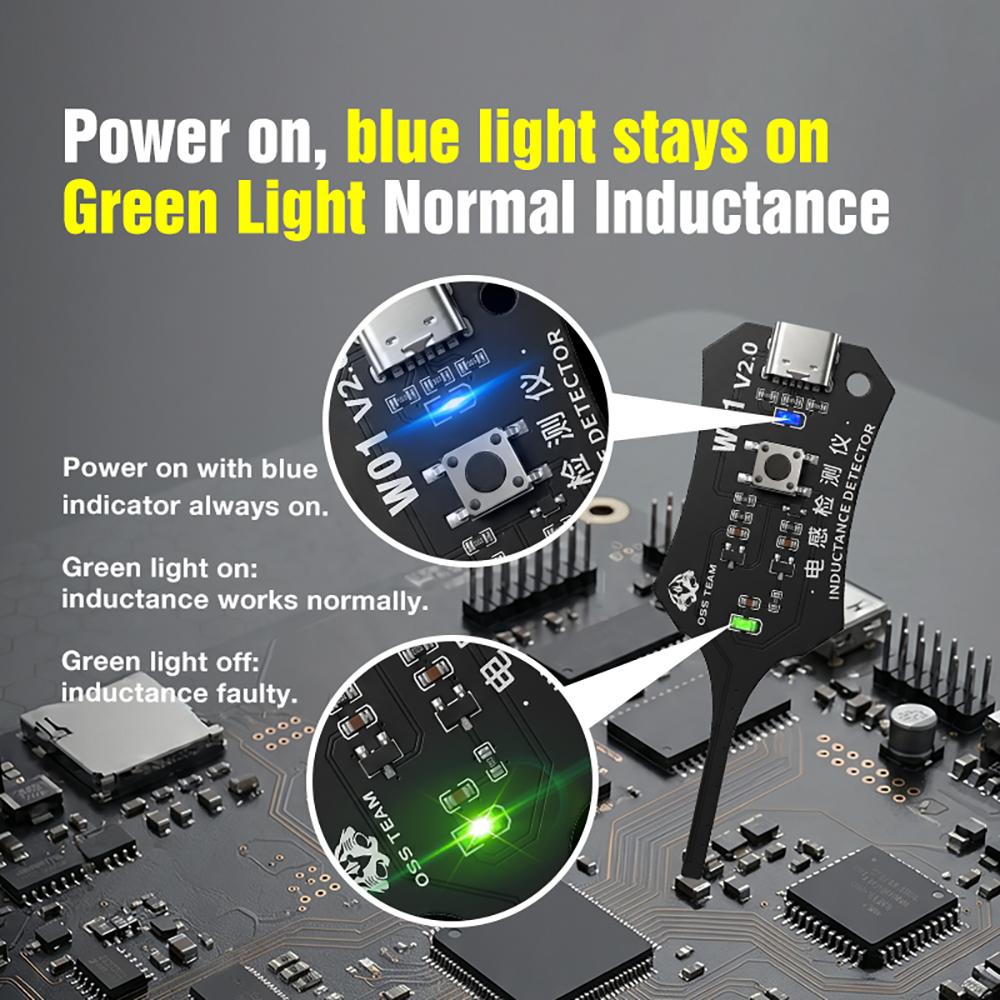 W11 Induktor Detektor Werkzeug Motherboard Spulen Tester für Telefon Motherboard Reparatur Handwerkzeug