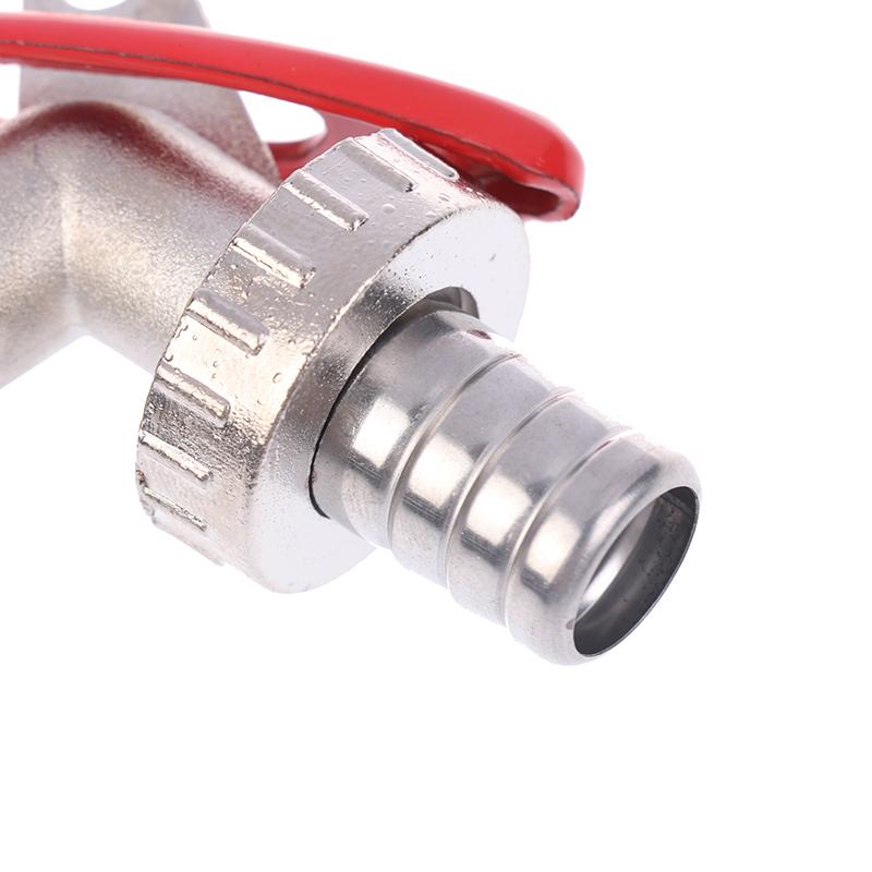 1Pc Garden Hose Faucet With Lock Water Tank Connector Replacement Tools 1/2 Inch 3/4 Inch Zinc Alloy Thread Lockable Faucet