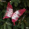 Sequin Bead Butterfly Ornament Fluff Hair Xmas Hanger New Party Decor  Holiday Event