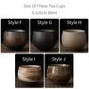 80ml Ceramic Tea Cup Japanese Style Ancient Style Kung Fu Tea Set