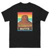 Butte Geographical Landscape Location Scenery T Shirt