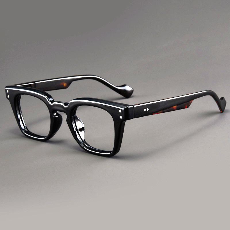 Elderly HD Anti-Blue Light Square Frame Reading Glasses - Fashionable Leopard Print