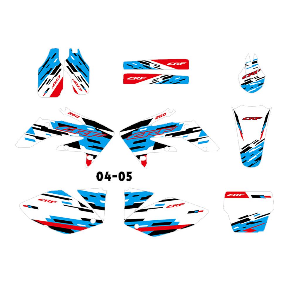 CRF250R CRF250 Off-Road Stickers (2004-2009)