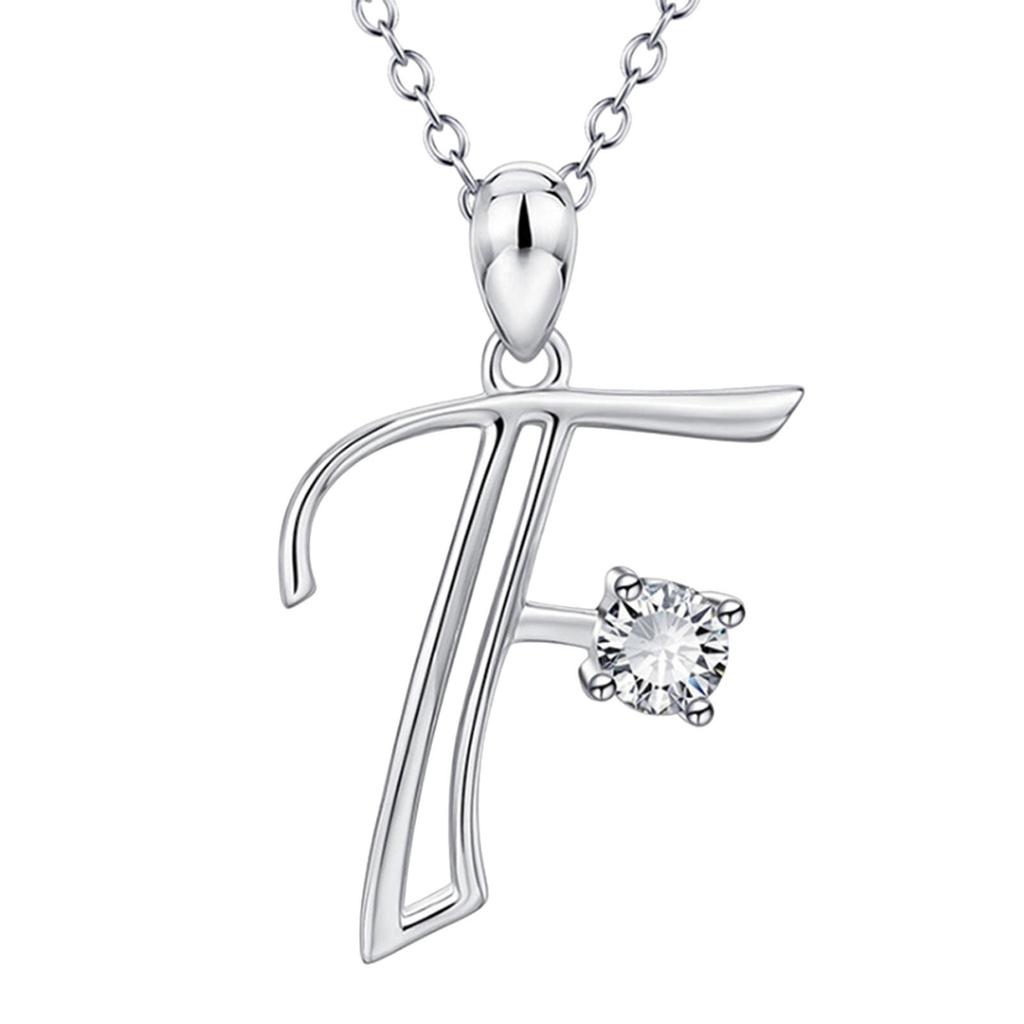 26 English Letters Fashionable Diamond Pendant Popular Items Necklaces