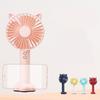 Cute Mini Fan Small Travel Fan Rechargable Cooling Device Lightweight Electric Fan Suitable for Indoor and Outdoor Use