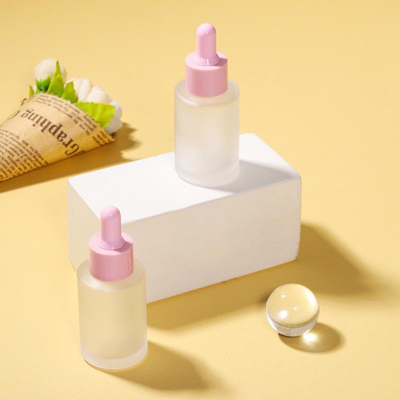 30ml Frosted Macaron Dropper Bottle - Transparent for Essential Oils and Essences