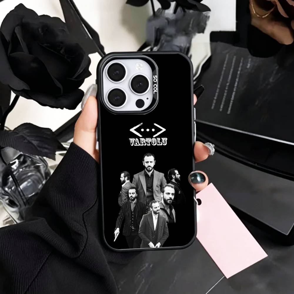C-Cukur TV Series The Pit Phone Case For iPhone17,16,15,14,13,12,11 Plus,Pro Max Colored Silver Plated Inside Cover