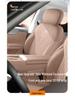 Suede Saddle Pad Seat Cover for 26 Leapmotor C11 Models - Perforated, Breathable, and Car Seat Cushion