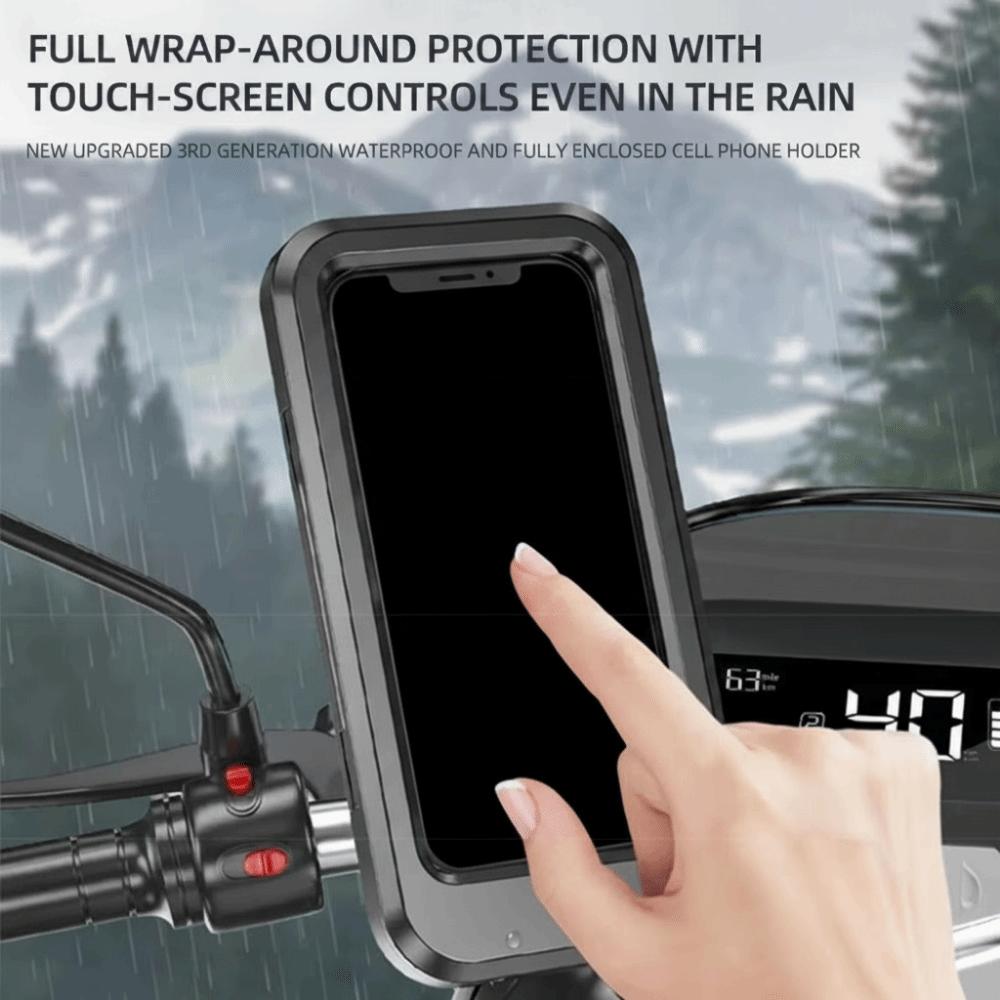 Adjustable Motorcycle Phone Holder Waterproof Phone Navigation Holder  Mobile Navigation
