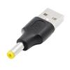 Usb DC Plug Converter USB2.0 Male to DC5V Male 2.5/3.0/3.5/4.0/4.8/5.5mm Adapter