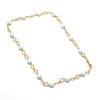 Republic Larimar Gemstone Handmade 925 Sterling Silver Jewelry Necklace 20" GK-7599