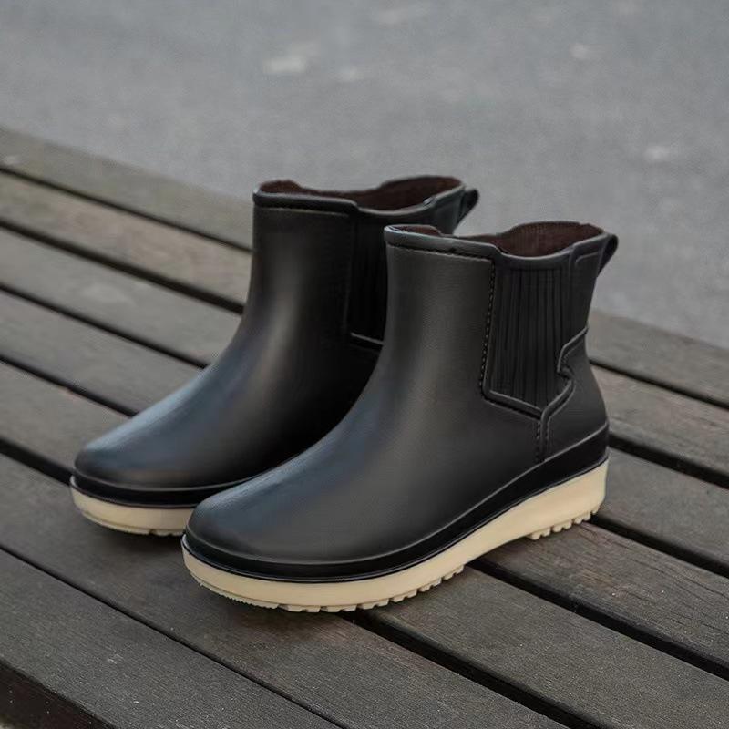 Women's Waterproof Summer Short Plastic Rain Boots