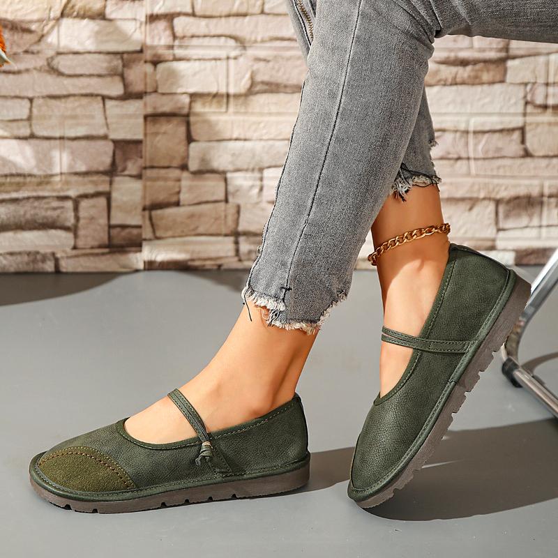 Móda 2025 Dámské Etnický Styl Mokasíny Dámské Boty Baleríny Trand t Retro Móda Bosé Pohodlné