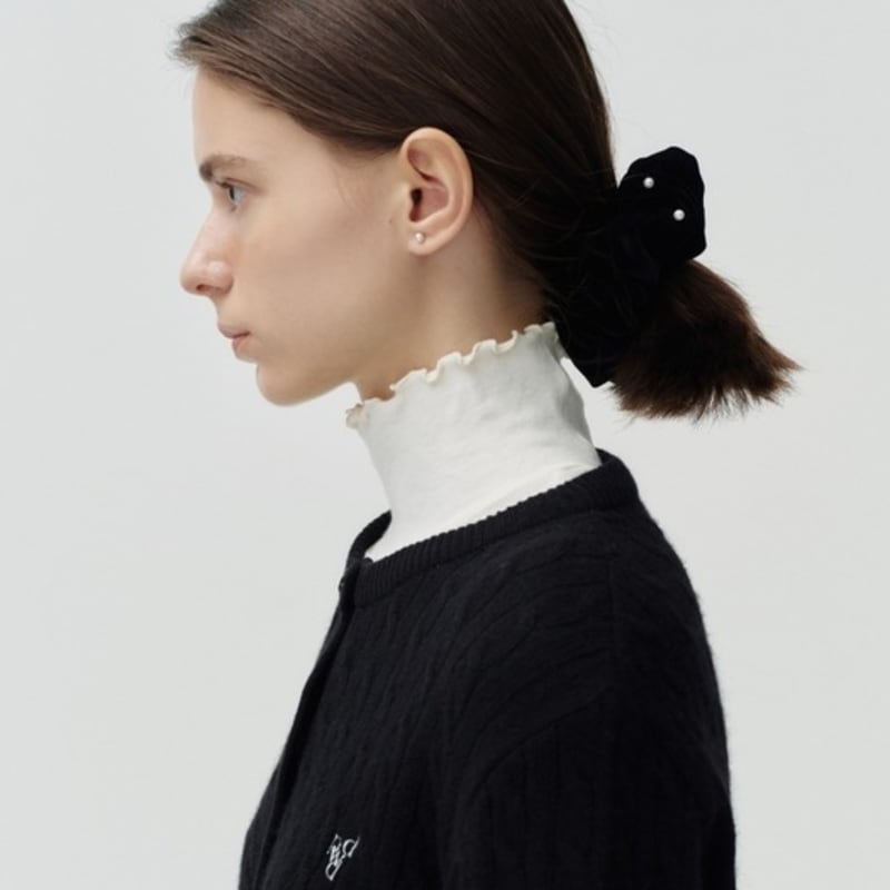 DEPOUND Samt-Haargummi - schwarz