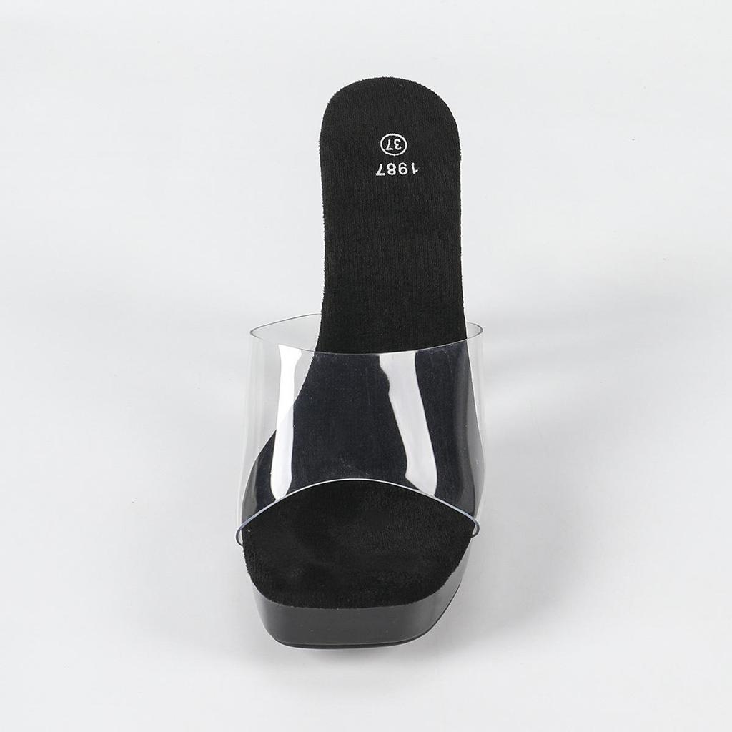 2026 Summer New Women's Heels: Super High Thick Heel With Platform, Fashionable Slippers & Sandals LFD-1989-1