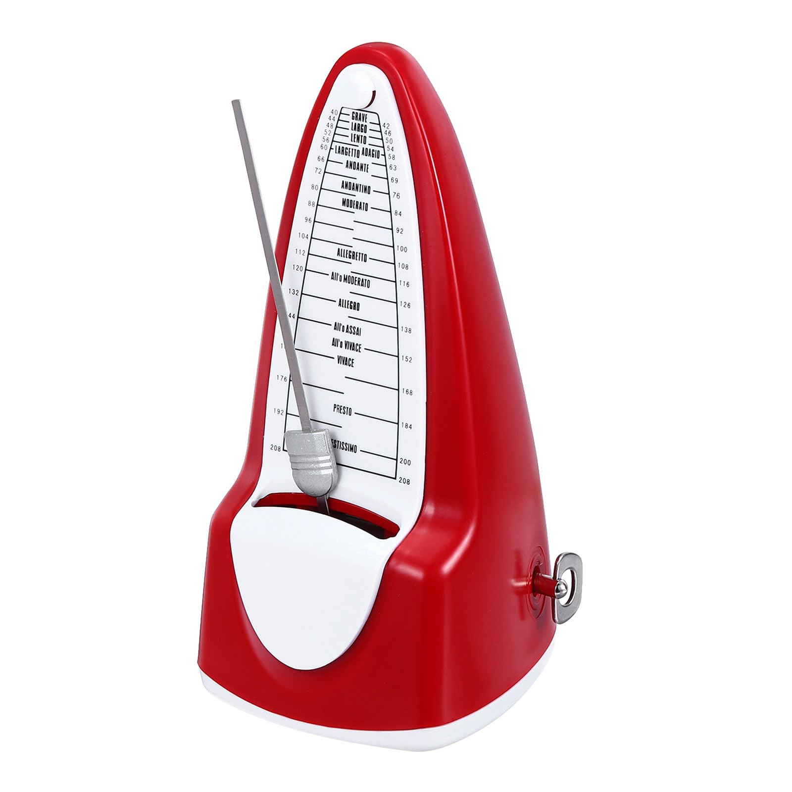 

uxcell Mechanical Professional Music Universal Metronome for and Ukulele Dark Red Metronome, High-Precision Timer, Piano, Guitar, Violin, Players,