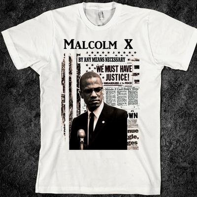Malcolm X, , Black History, Black Lives Matter,  SZ S-2XL, Unisex T-Shirt