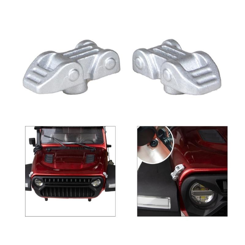 2Pcs Metal Remote Control Vehicle Hood Reinforcement Brackets Multiple Color Lightweight Construction Enhanced Performances