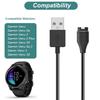Kissmart Charger for Garmin Venu/Venu Sq/Venu 2/Venu 2 Plus/Venu 2S/Venu Sq 2/Venu 3/Venu 3S, Replacement Charging Cable Cord Plus a Black Silicone