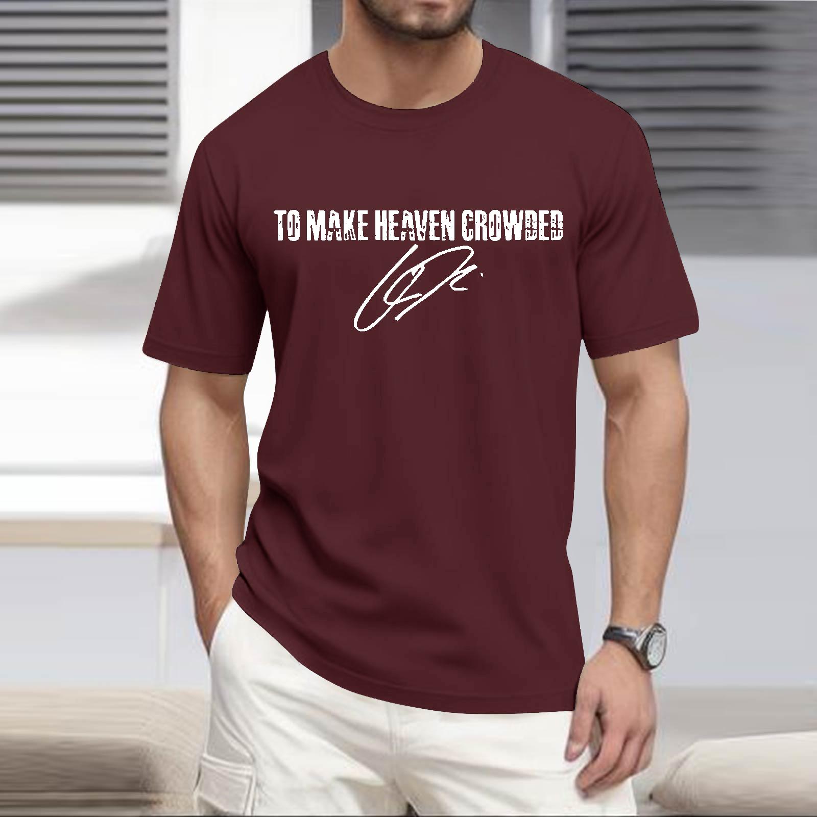 Популярная мужская футболка с принтом круглая горловина короткий рукав XL винный 1500₽