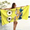 Minions Cartoon Microfiber Beach Towel Quick Dry Absorbent Towel for Pool Beach Surfing Camping Yoga