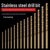 Cobalt Alloy High-Hardness Tungsten Steel Twist Drill Bit Set for Drilling Stainless Steel