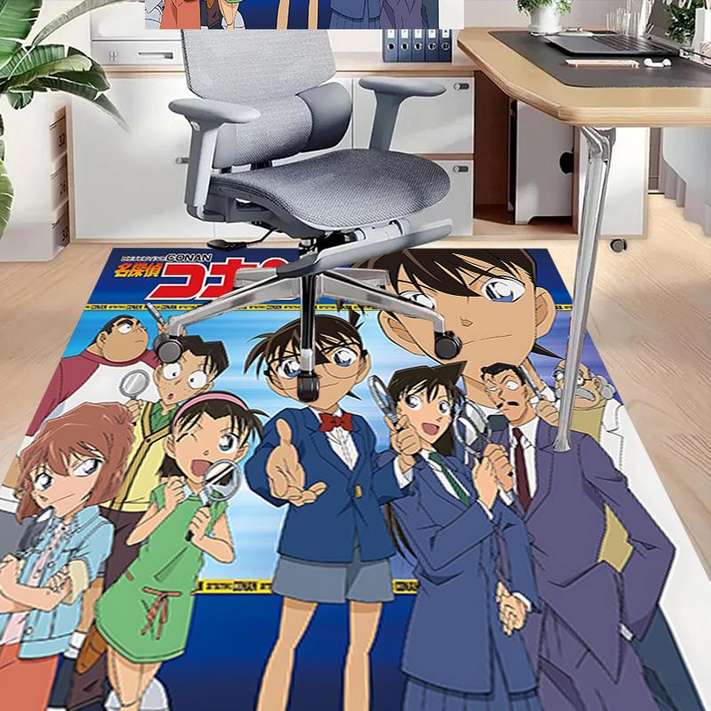 1pc Detective Conan Mystery Carpet for Playroom Bedroom Living Room Sofa Home Decor,kids Game Area Rug Non-slip Floor Mat Y72324