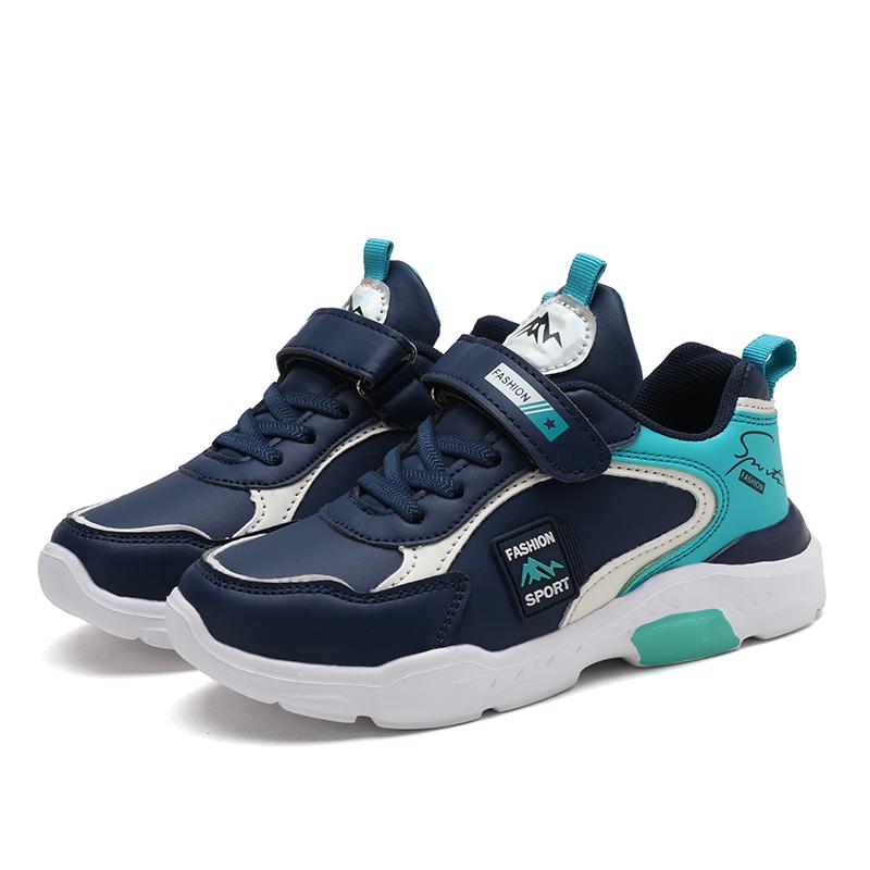 

Четыре сезона, обувь для мальчиков от 3 до 15 лет, детские кожаные кроссовки, спортивная обувь, детские резиновые кроссовки для отдыха, повседневные детские кроссовки для бега 36