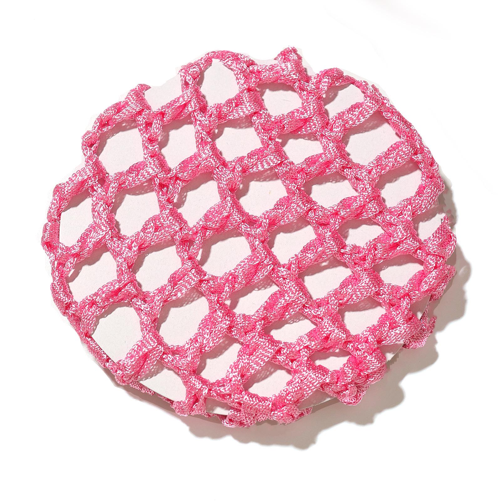 

Професійна плетена сітка для волосся для медсестри, стюардеси та танцівниці - головний убір без діамантів.