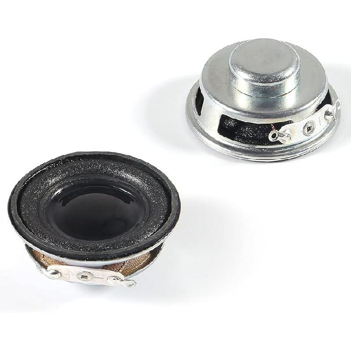 2PCS 1.5" 4Ohm 3W DIY Small Full Range Audio Speaker Stereo Woofer Loudspeaker for Arduino and DIY Speaker