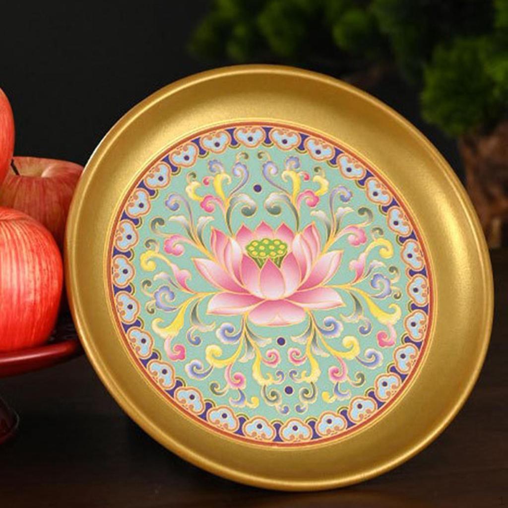 Elegant Temple Serving Tray for Home Decor And Religious Use