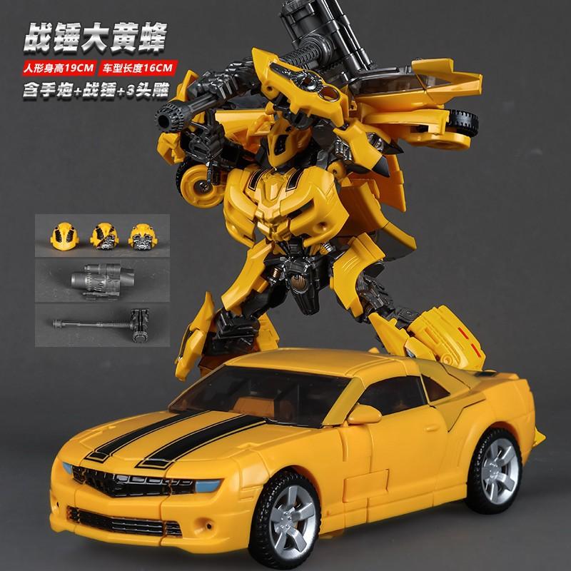 Baiwei Tw1025 Martello da Guerra Bumblebee 2 in 1 Auto-a-Robot Giocattoli Trasformabili Modello di Plastica Action Figure Collezionabili Regali per Ragazzi