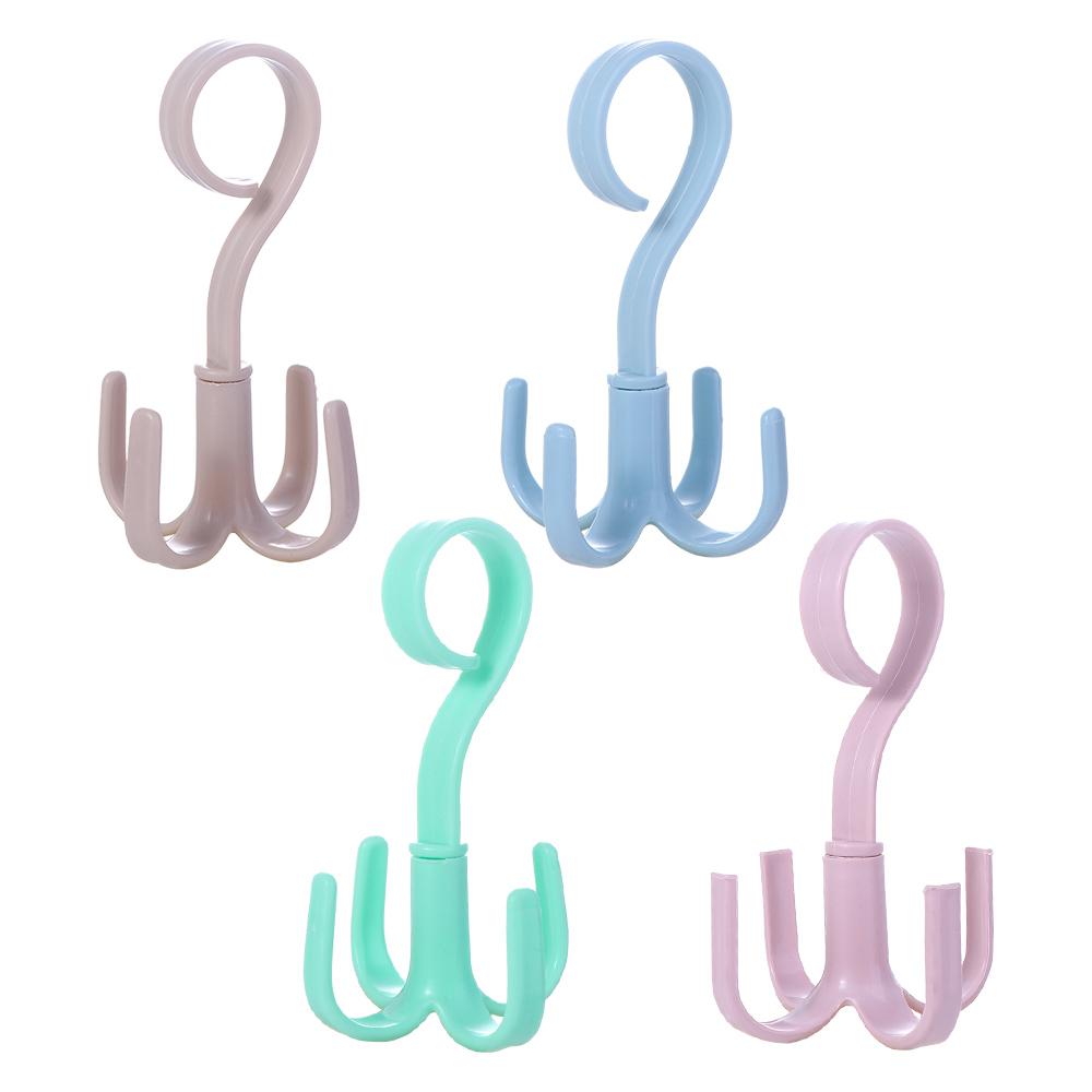 Storage Rotated Space Saving Wardrobe Organizer Hanging Rack Clothes Hanger Hanger Hooks Bag Rack