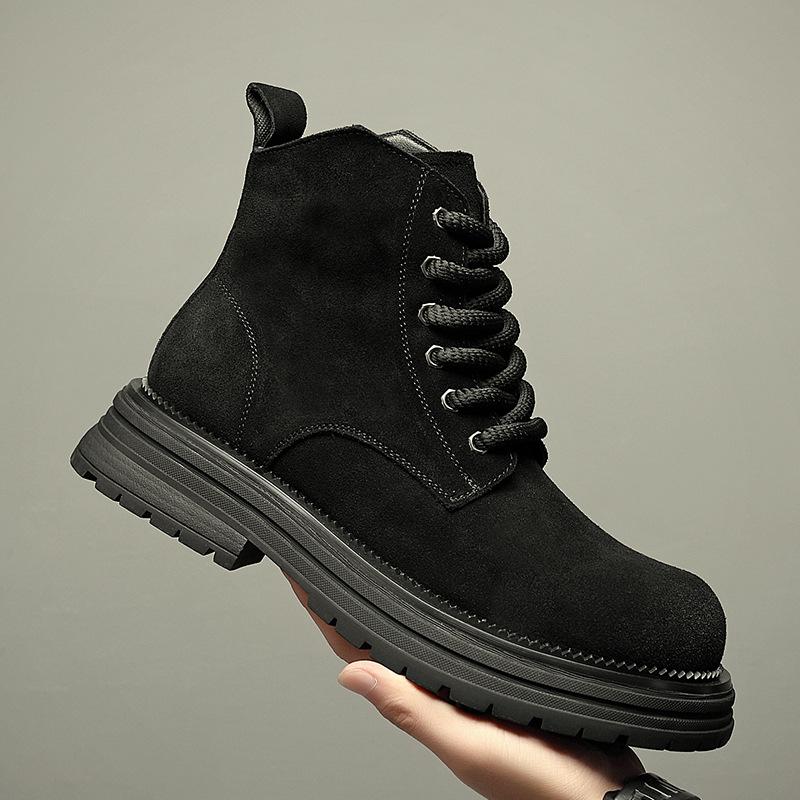 

Новые мужские низкие челси с острым носком, короткие кожаные ботинки, мужские ретро британские ботинки Мартина, трендовые 38