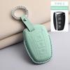 PU Leather Car Key Case Cover Holder Keychain Protective Shell for Hyundai Creta Ix35 Ix45 I10 I30 I40 Remote Key