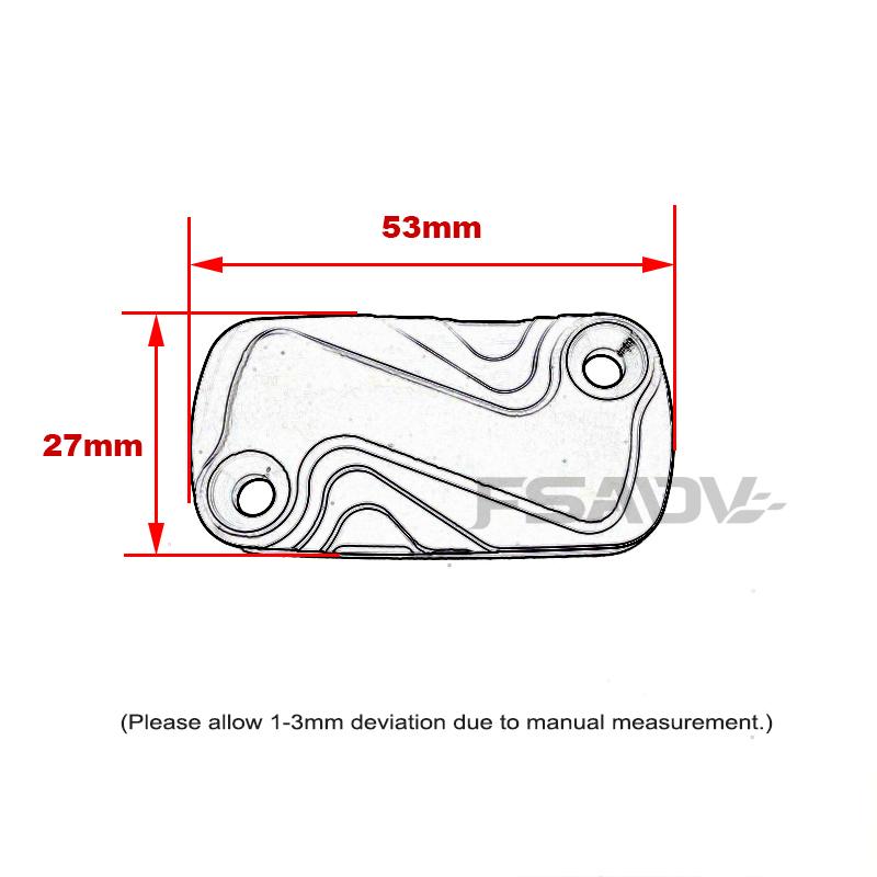 For Suzuki GSX-S750 GSXS750 Reservoir Guard Cover Protector GSXS 750 2017-2023 Motorcycle Rear Brake Pump Fluid Tank Oil Cup