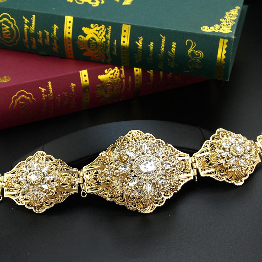 Пояс золотого цвета, шикарный пояс с кристаллами для женщин, ювелирные изделия для невесты, свадебное платье, пояс-цепочка золотой
